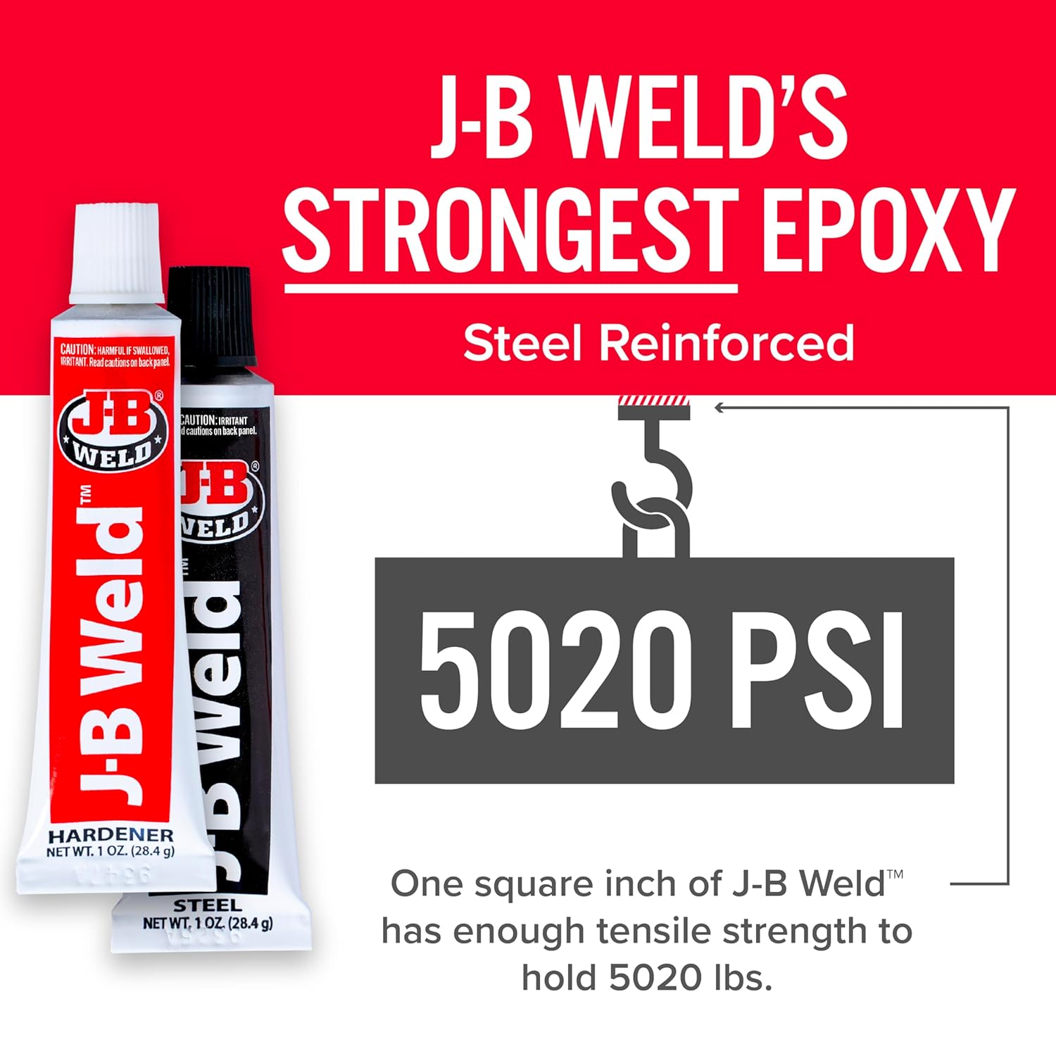 Cola Epóxi Ultra Forte Solda Fria Jb Weld R8265 (2x 28,4g)