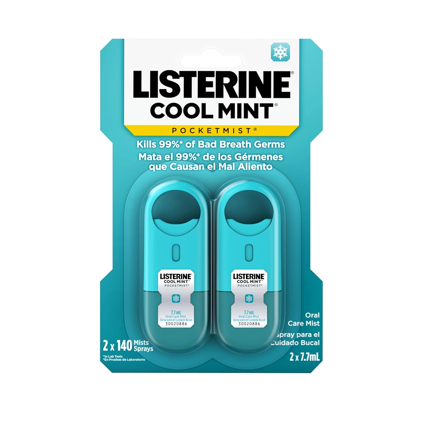 Listerine Spray Pocketmist Contra Mau Hálito Menta Cool Mint