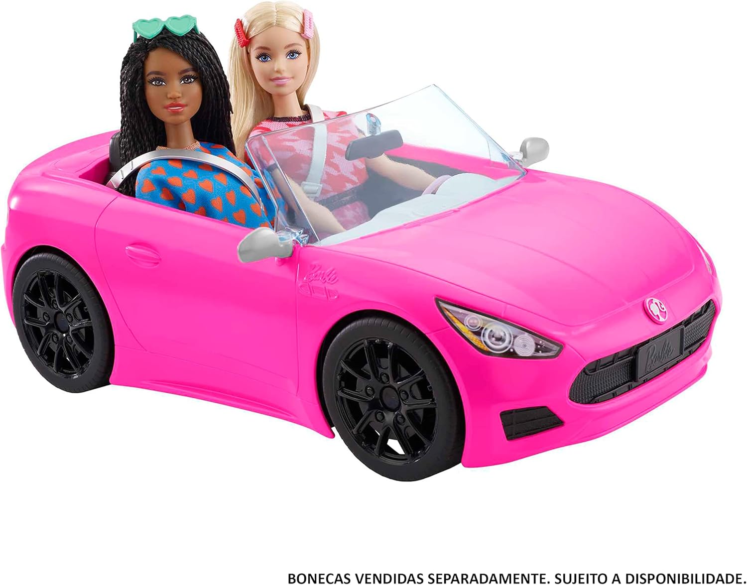 Barbie Carro Conversível Rosa - Mattel Hbt92