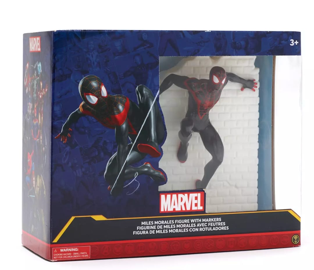 Disney Miles Morales Spider-man C/ Quadro Branco P/ Desenhar
