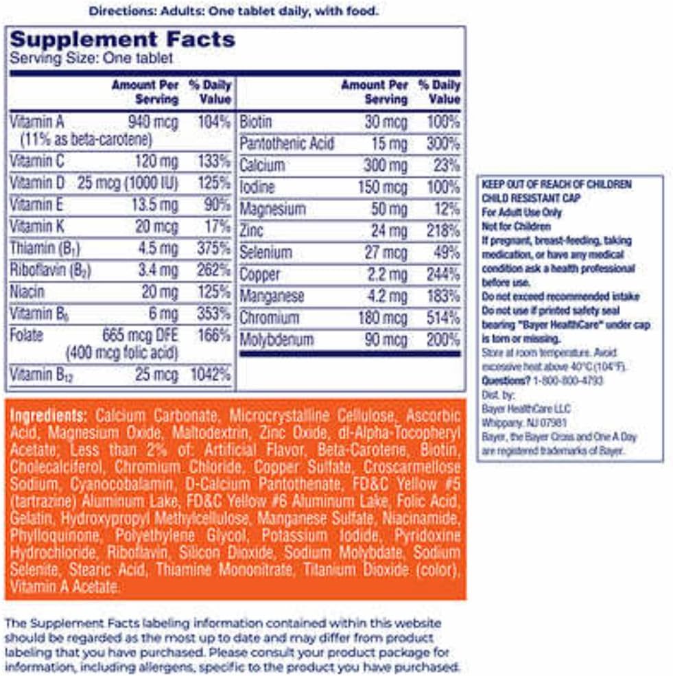 One A Day Multivitaminico Women's 50+ C/ 300 Tablets