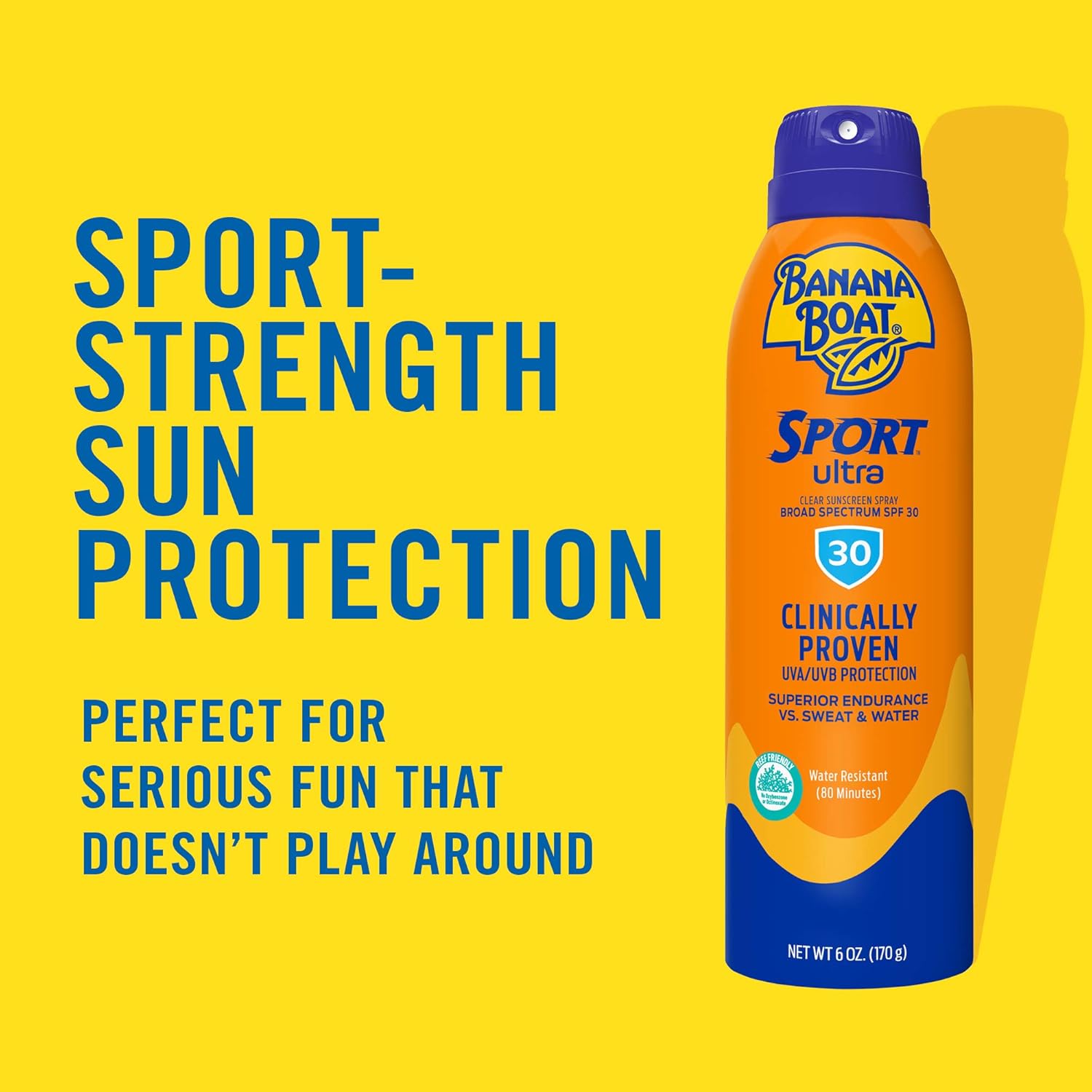 Protetor Solar Spray Banana Boat Sport Ultra 30 Spf 170g