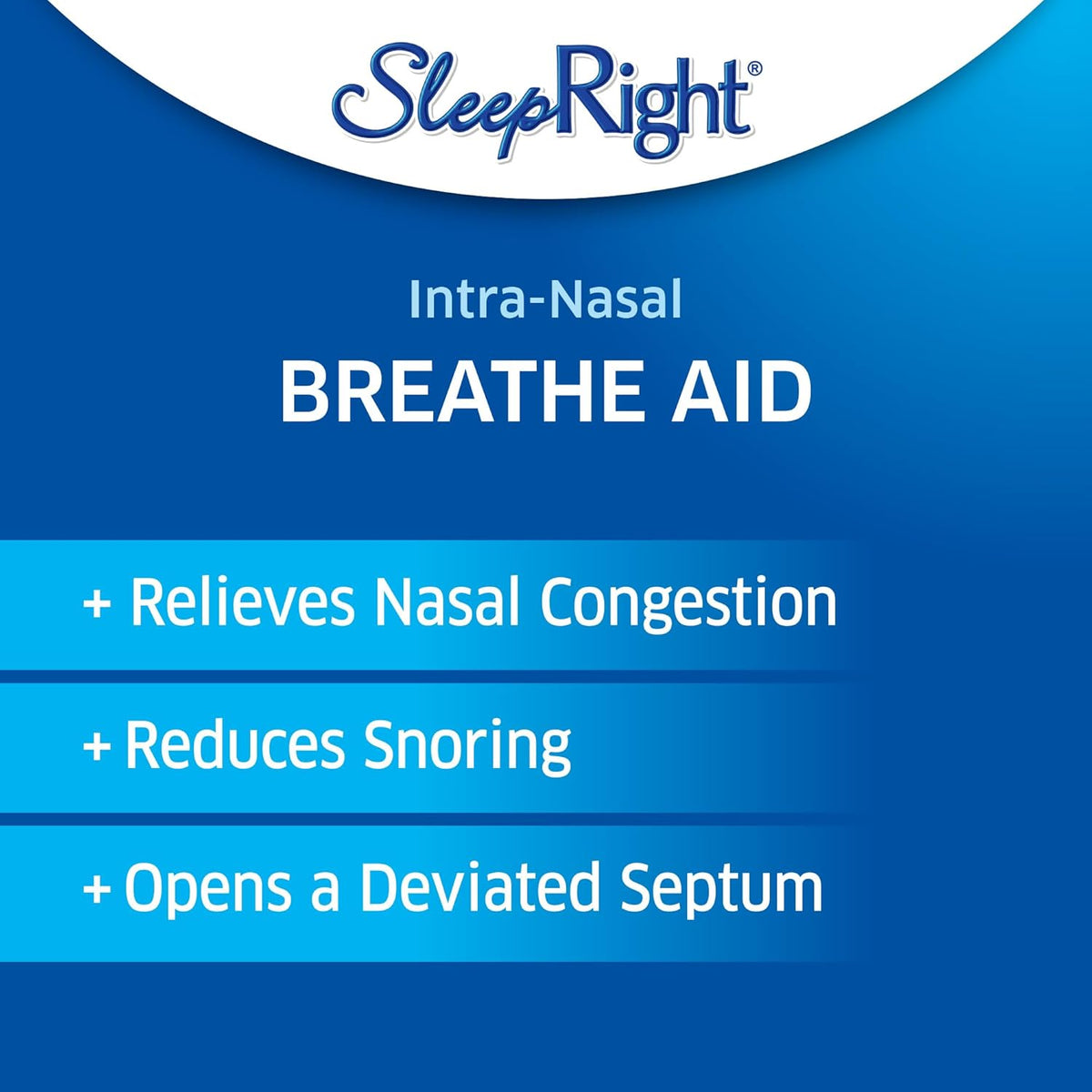 Sleepright Dilatador Intra-nasal Breathe Aids Duas Unidades