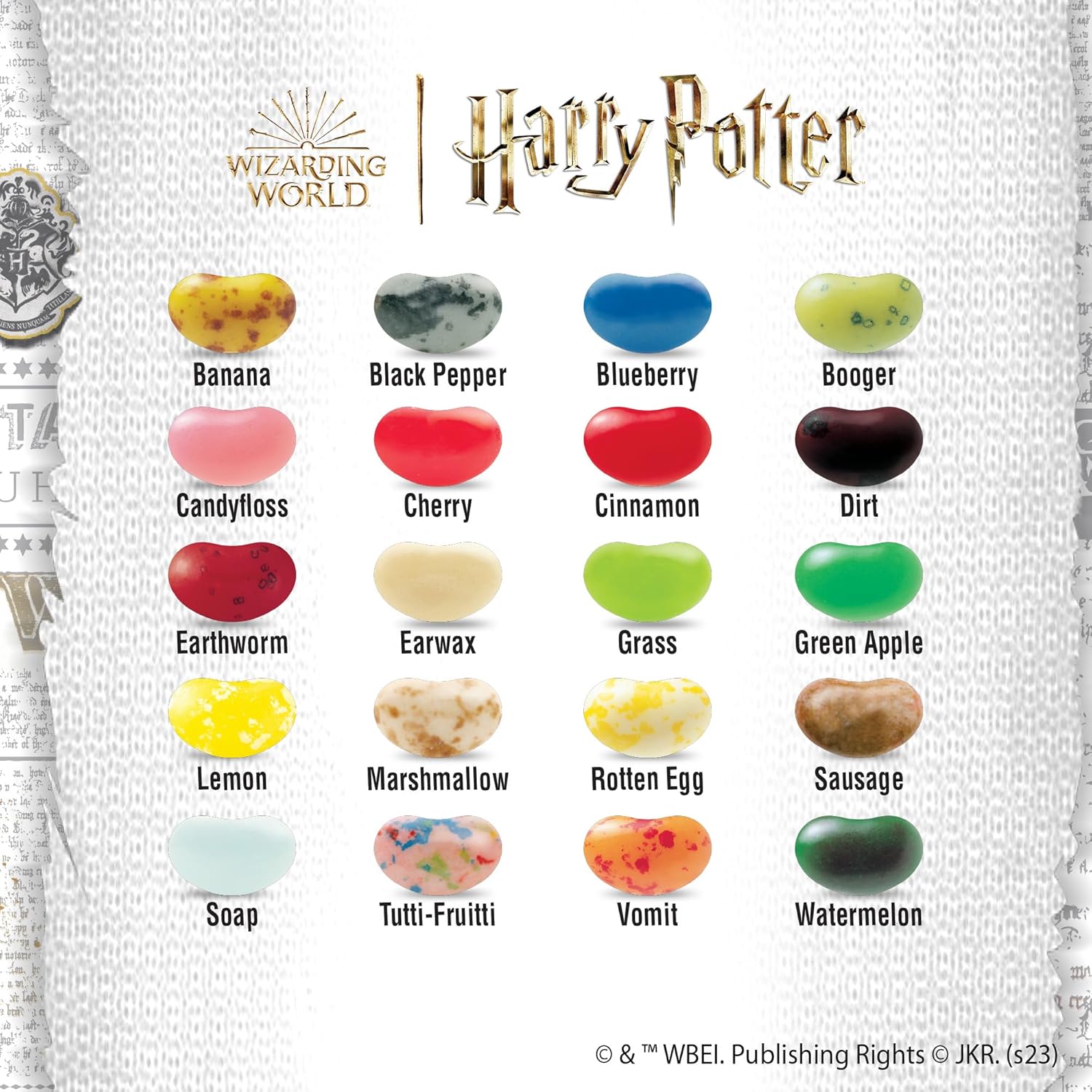 Harry Potter Beans Feijões Todos Sabores Jelly Belly