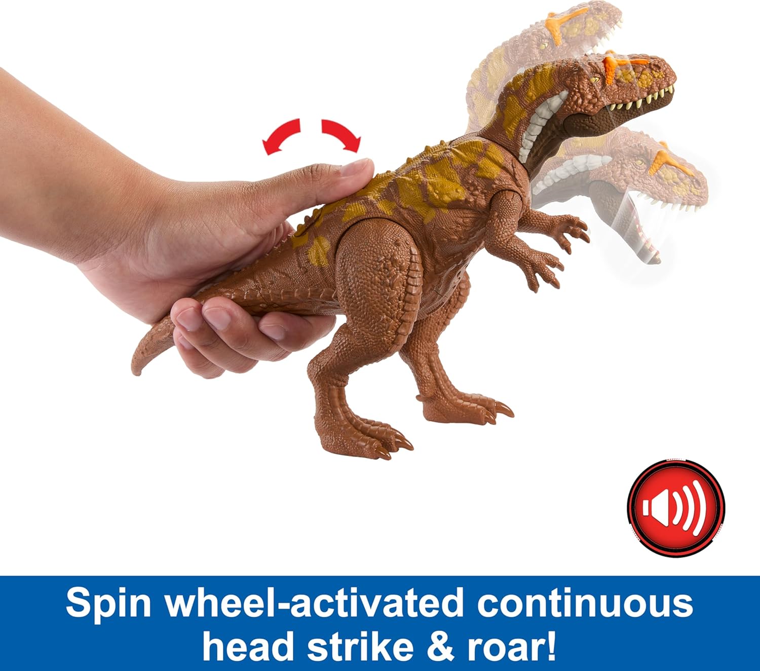 Jurassic World Wild Roar Megalosaurus Articulado E Com Som
