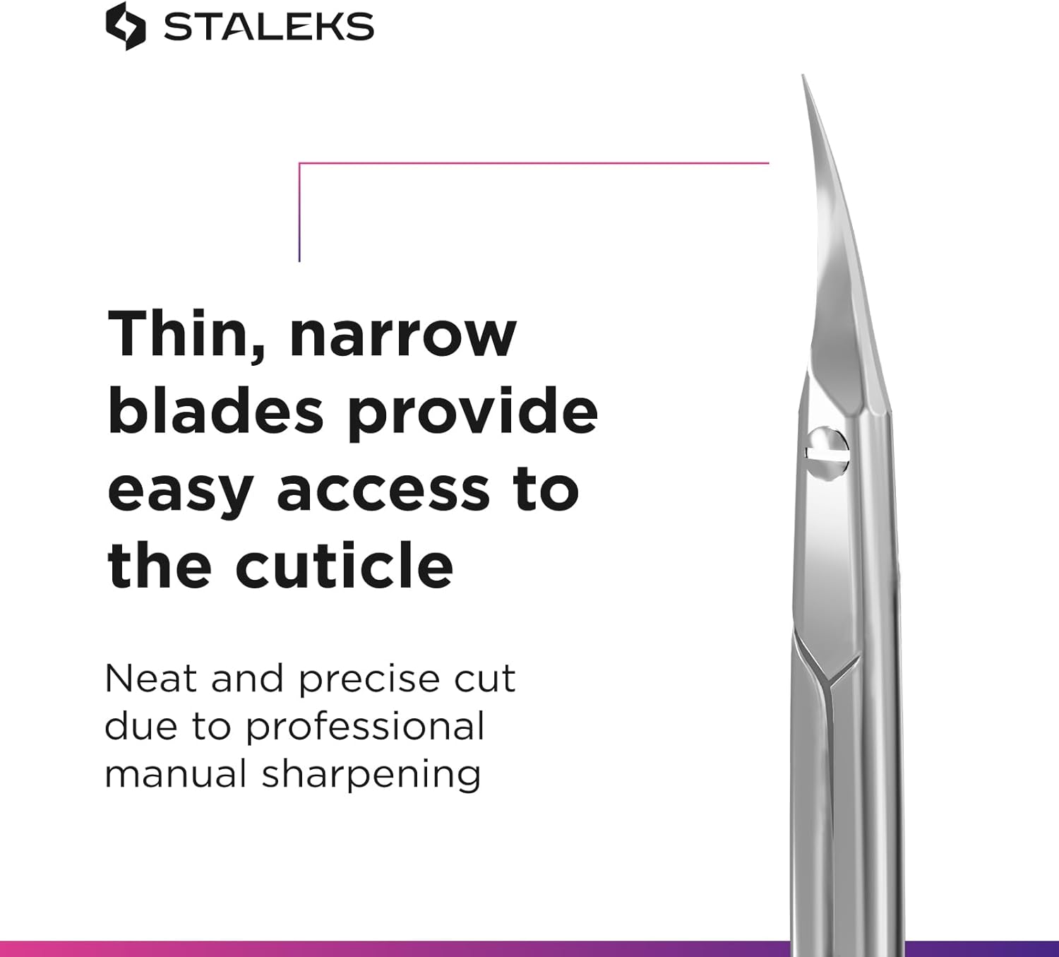 Tesoura Para Cutícula Profissional Staleks Pro Se-50/1