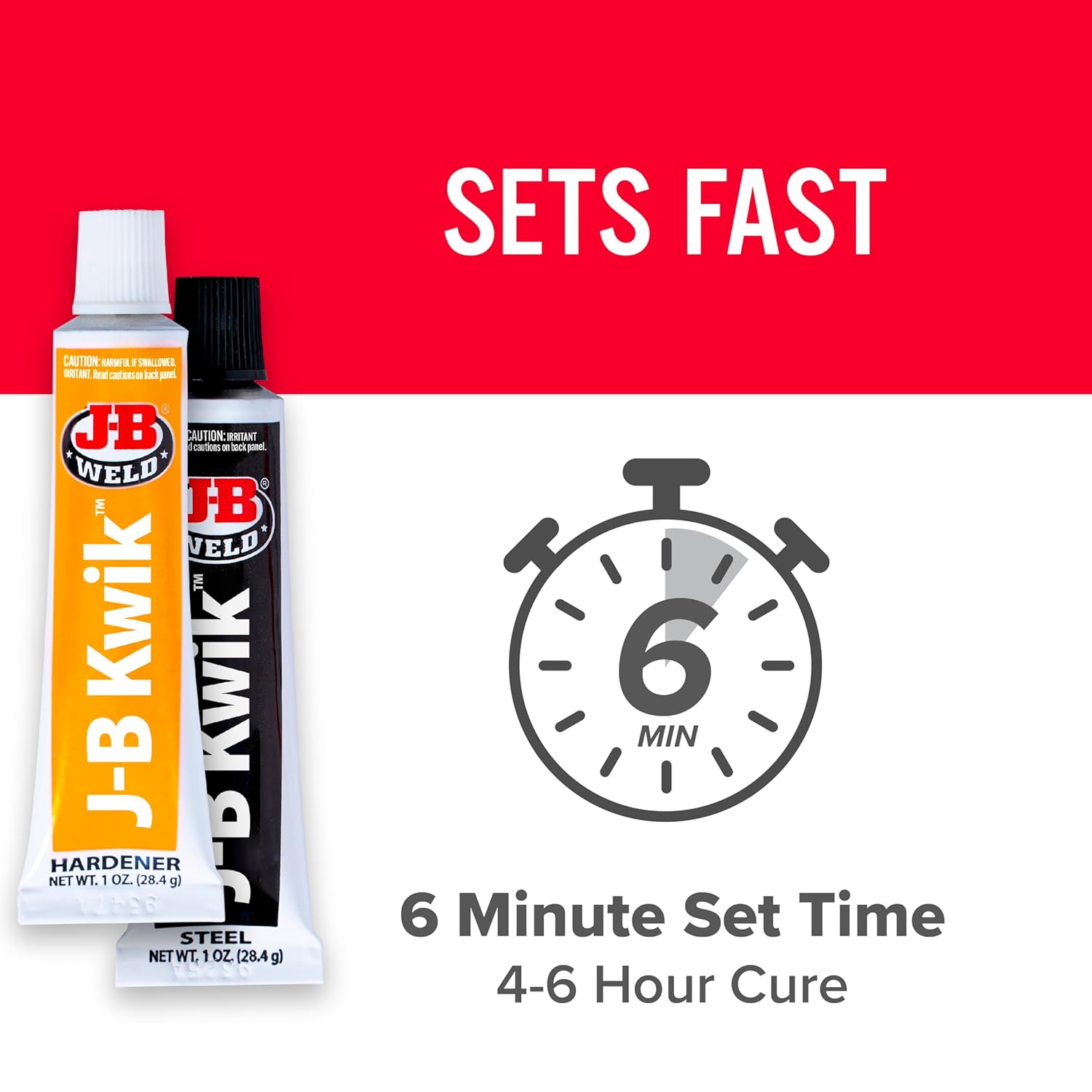 Cola Epóxi Com Aço Kwik Weld Jb Weld 8276 - 28,4g