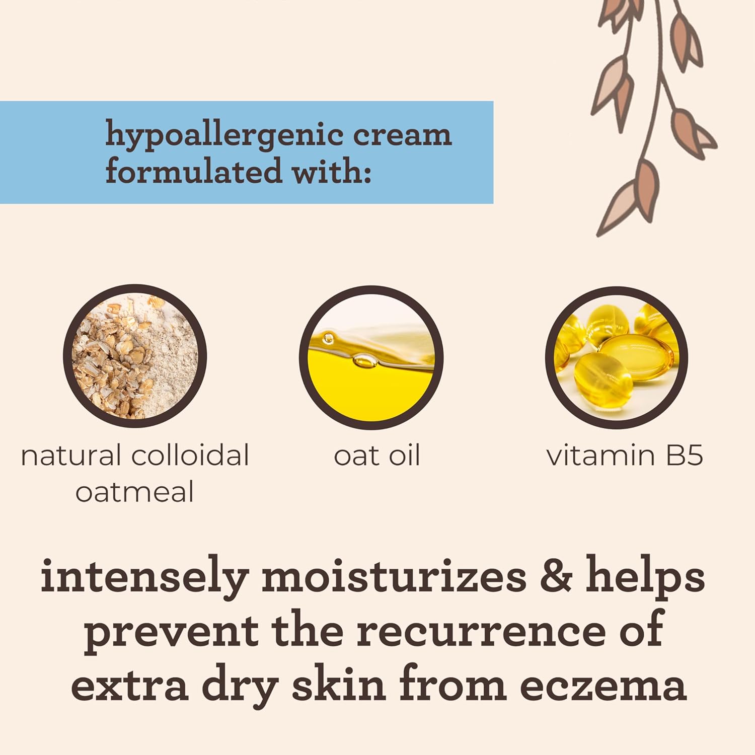 Aveeno Baby Eczema Therapy Creme Hidratante P/ Bebes 206gr