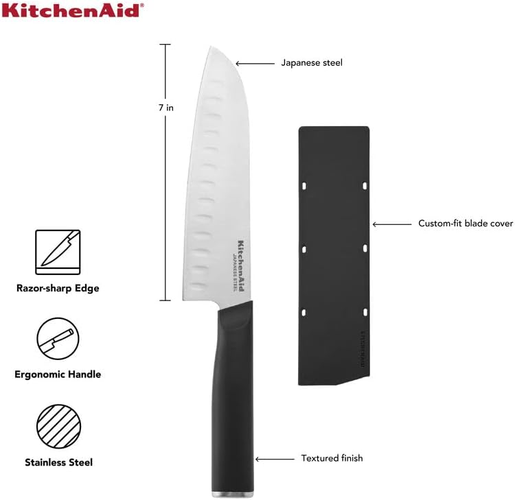 KitchenAid Faca Santoku Clássica Aço Japonês 18 cm