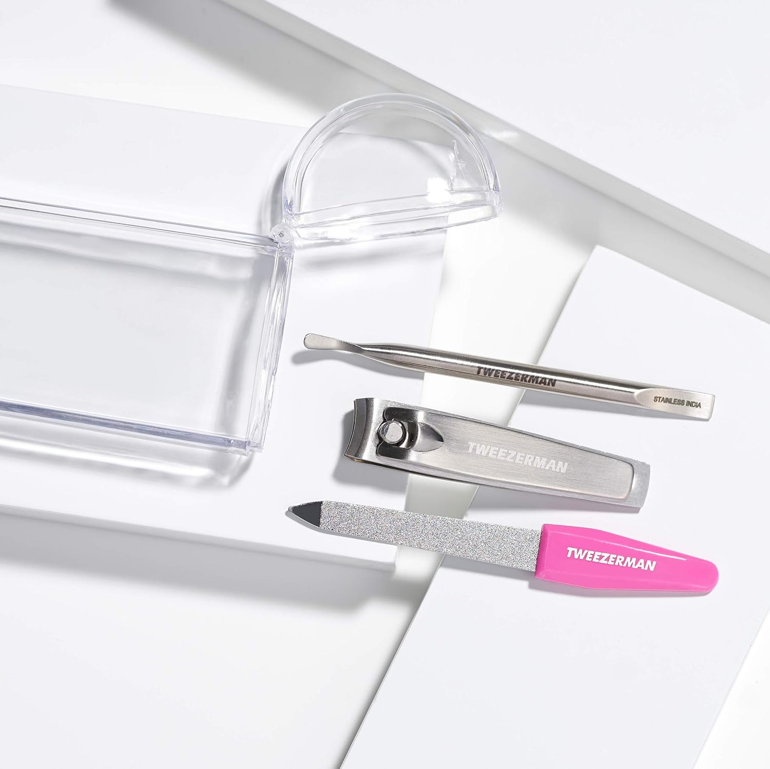 Mini Kit de Manicure Tweezerman Com 3 Peças