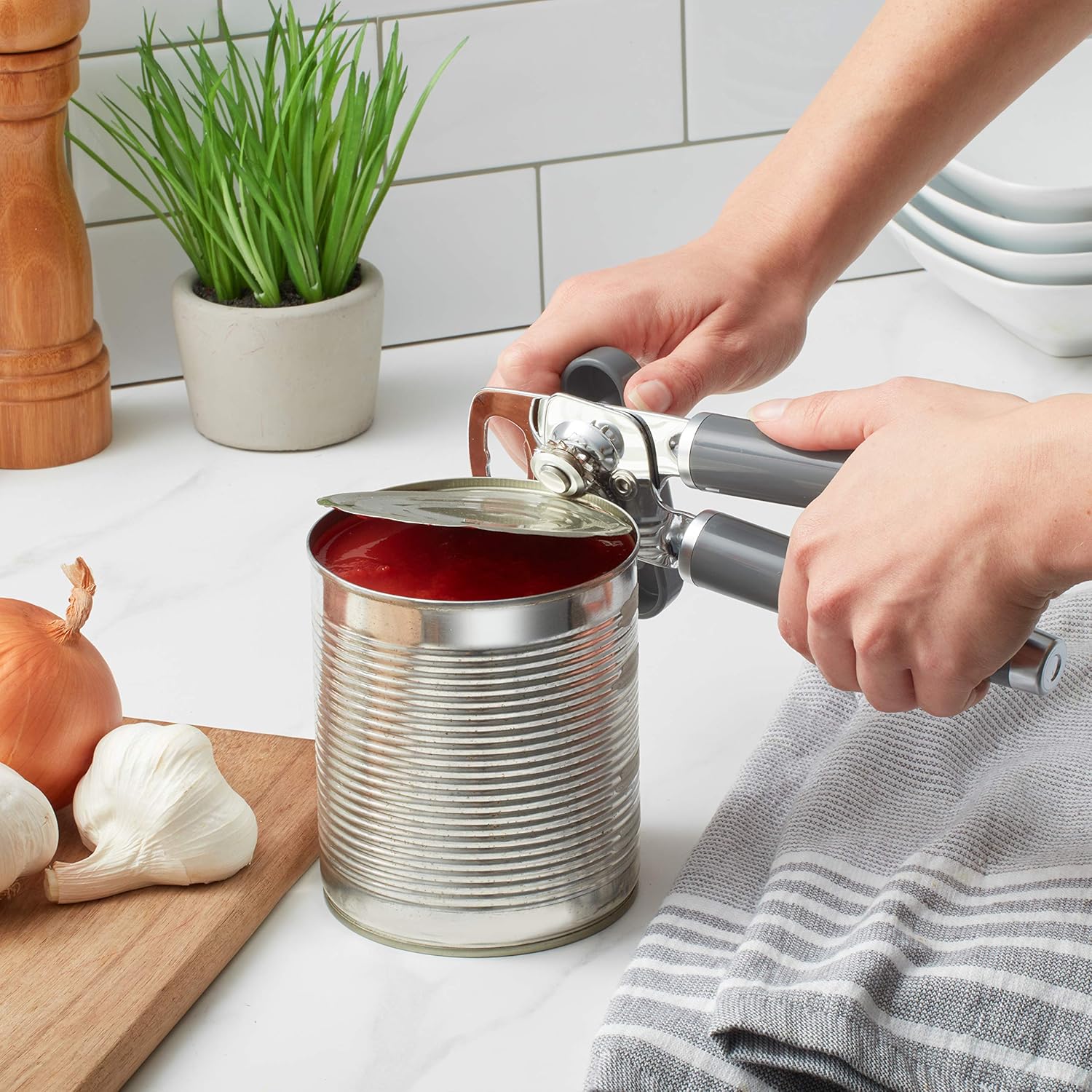 Kitchenaid Abridor de Latas e Garrafas Multifuncional - Chumbo