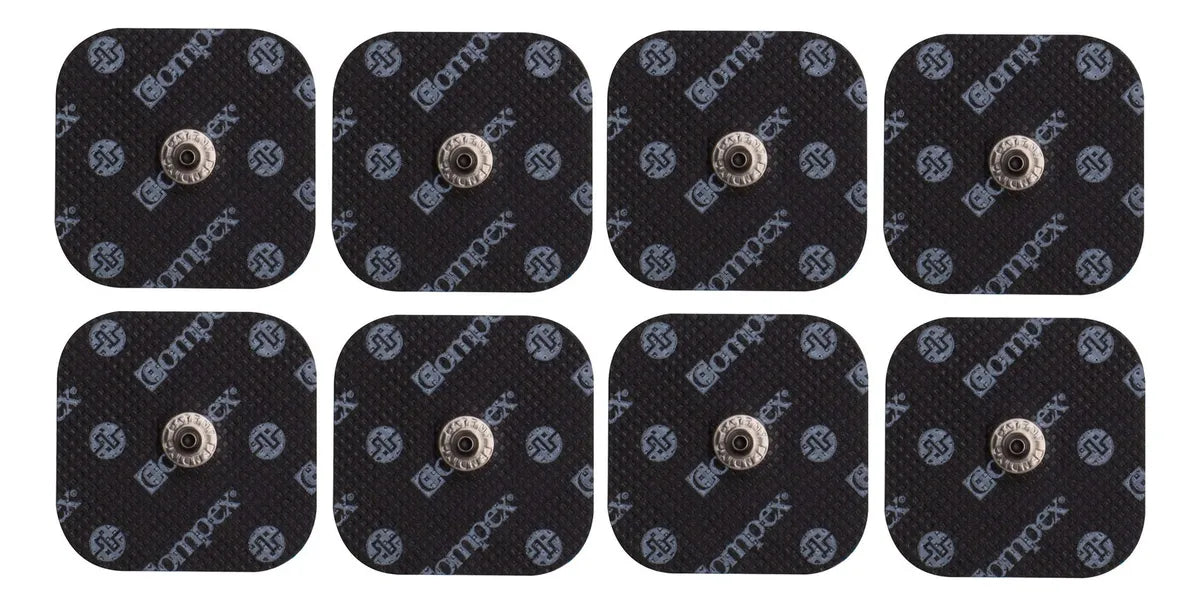 Compex - Kit 8 Eletrodos Adesivos - Performance - 5 X 5 Cm