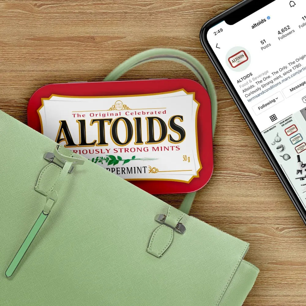 06 Altoids Peppermint - Pastilhas Importadas 50g