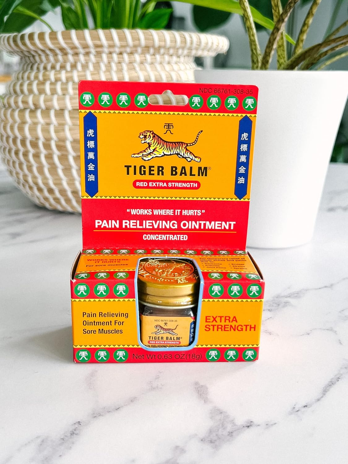 Pomada Dores Fortes Tiger Balm Red Vermelha Original Usa 18g ( Vermelho )