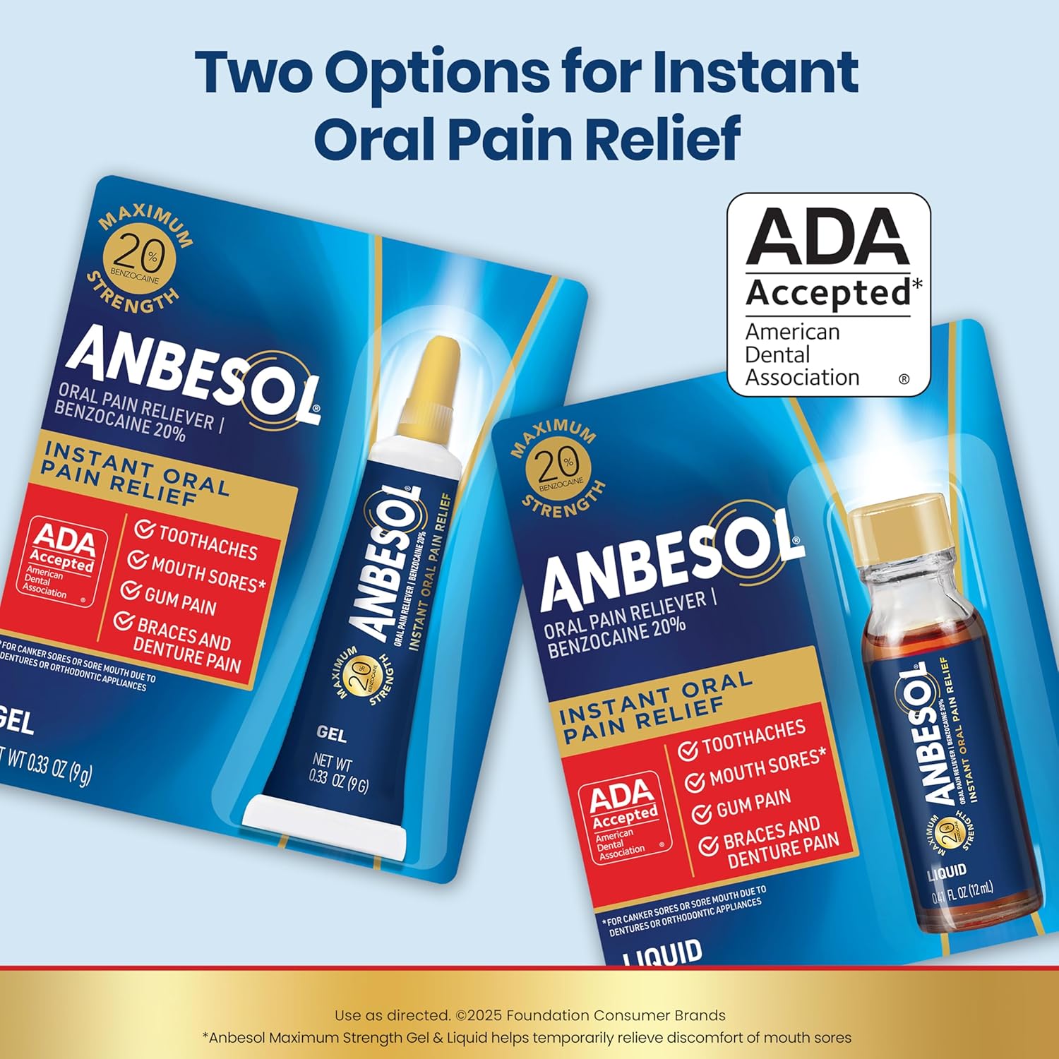 Anbesol Gel - Alivio Dor Bucal - Importado - Pronto Entrega