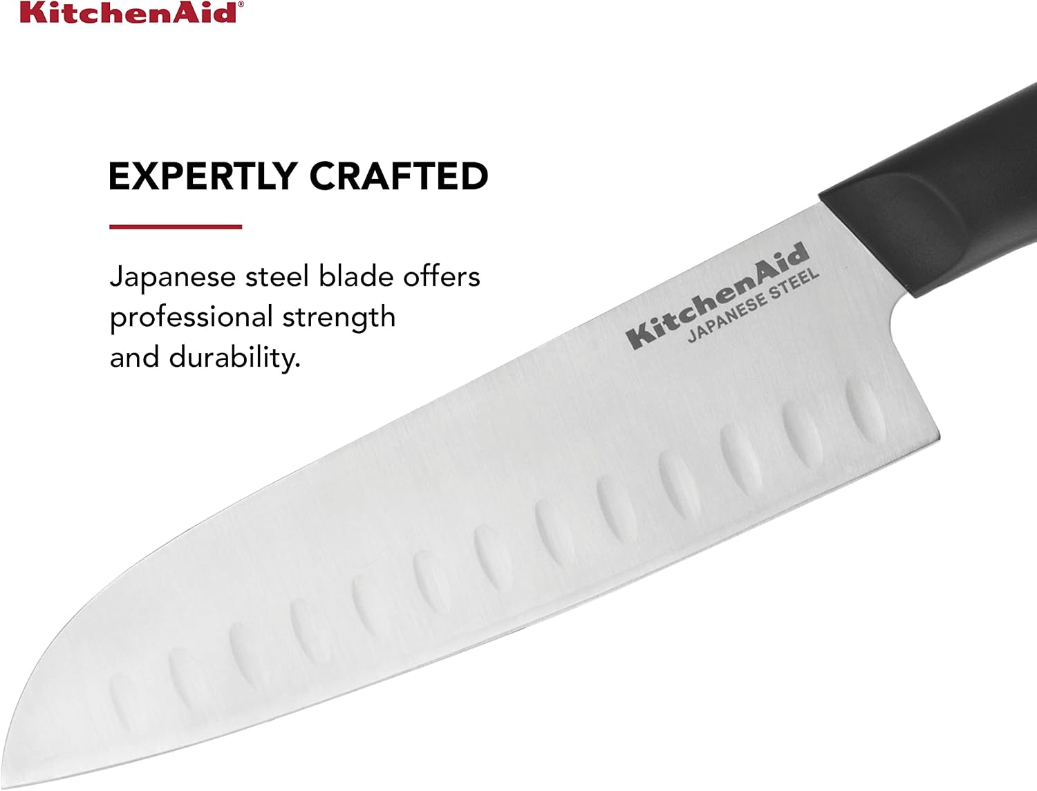 KitchenAid Faca Santoku Clássica Aço Japonês 18 cm