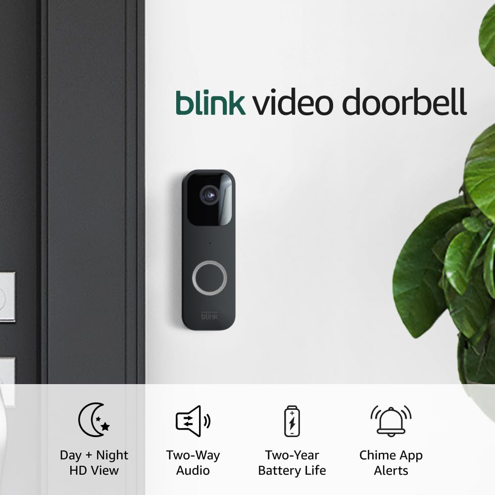 Blink Video Doorbell Campainha Inteligente Audio Video Alexa