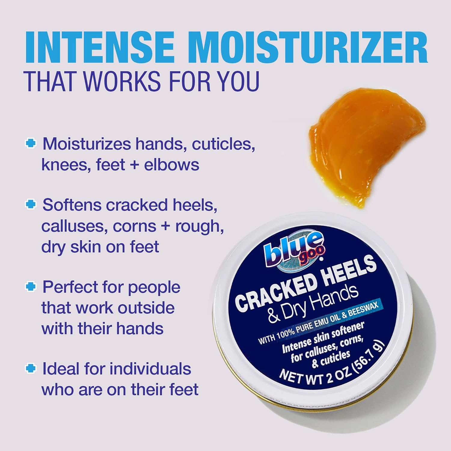 Cracked Heels Hidratante Mãos Calcanhares E Cutículas 56,7g