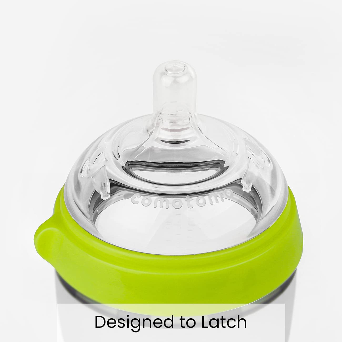 Mamadeira De Silicone Como Tomo 250ml Verde