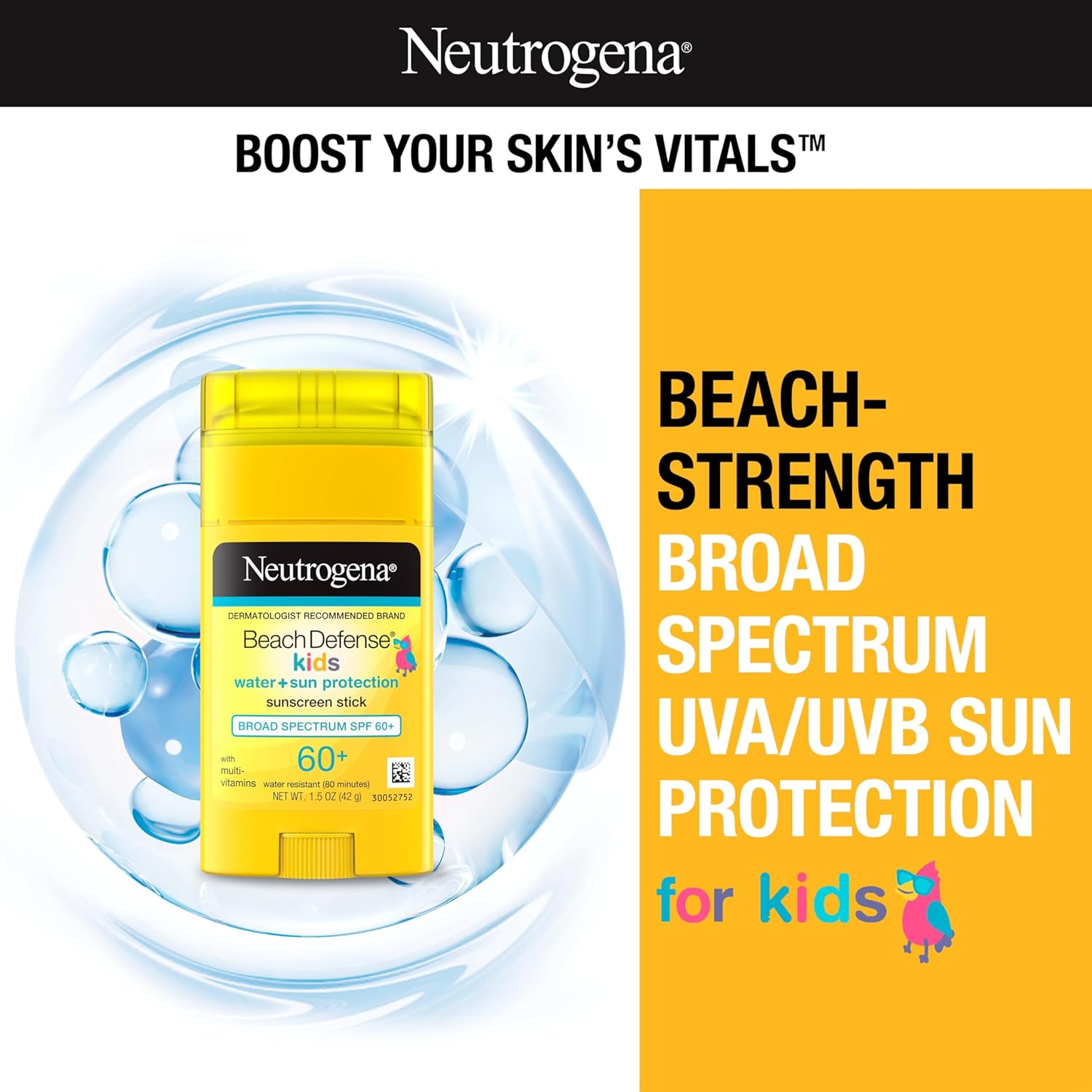 Neutrogena Beach Defense Kids 60 - Protetor Solar Bastão