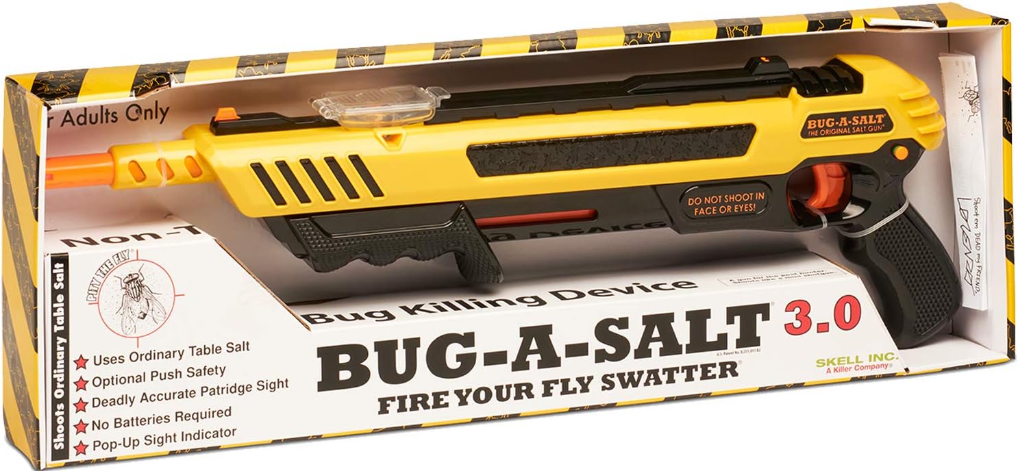 Mata Mosca BUG-A-SALT - Amarelo 3.0 - Que Atira Sal