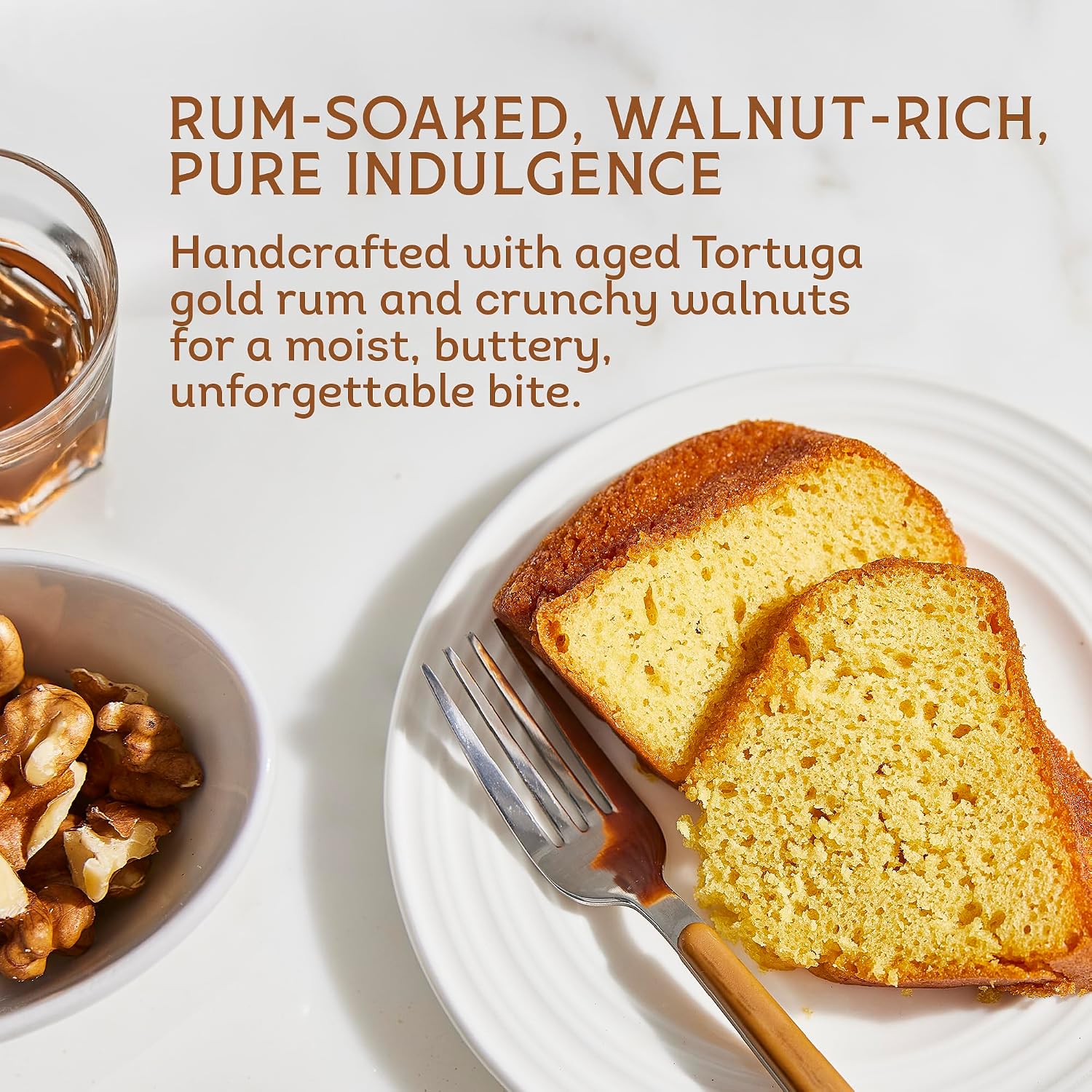 Tortuga Bolo De Rum Original Caribenho C/ Nozes - 454g