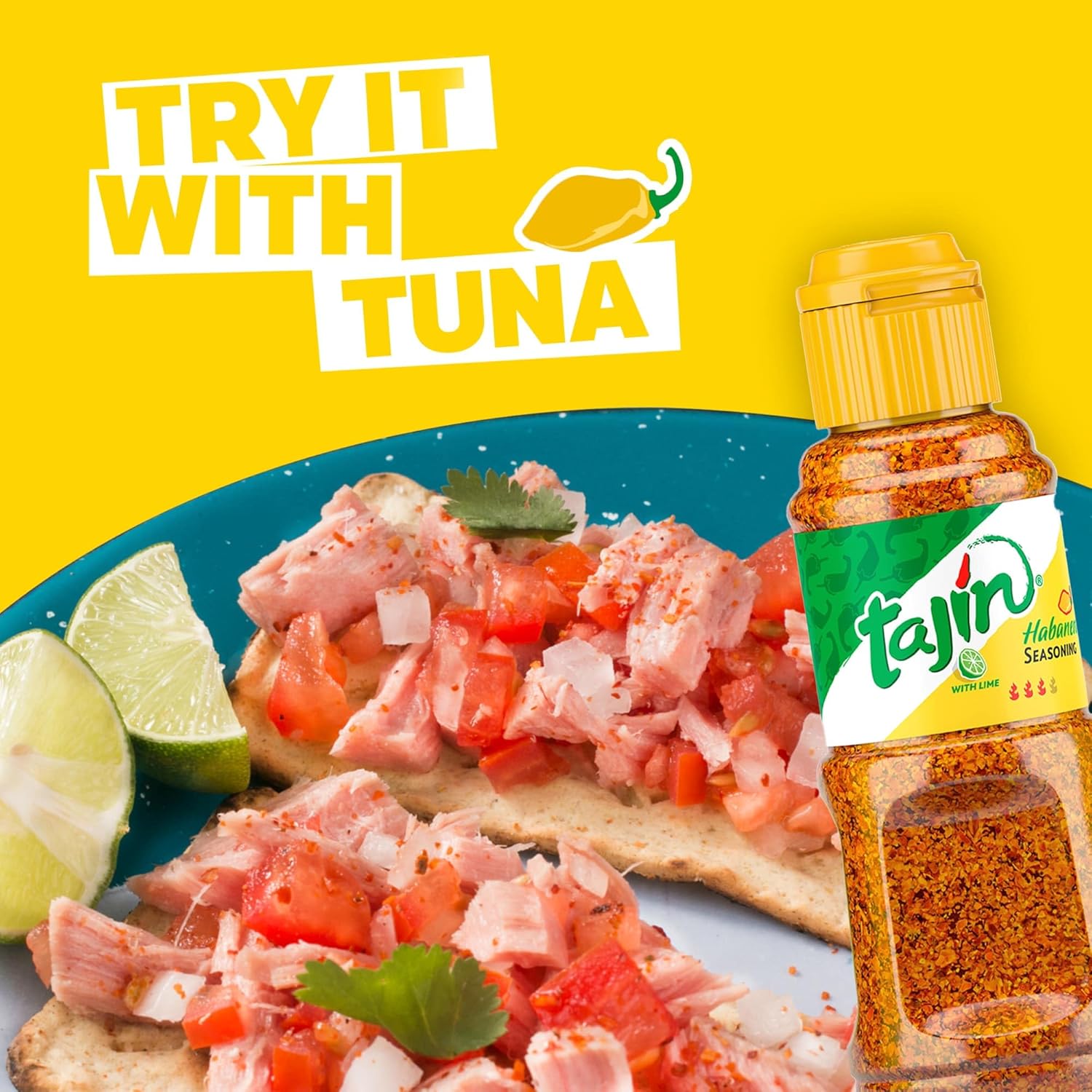 Kit com 3 Tajin Pimenta Habareno Hot 45g cada