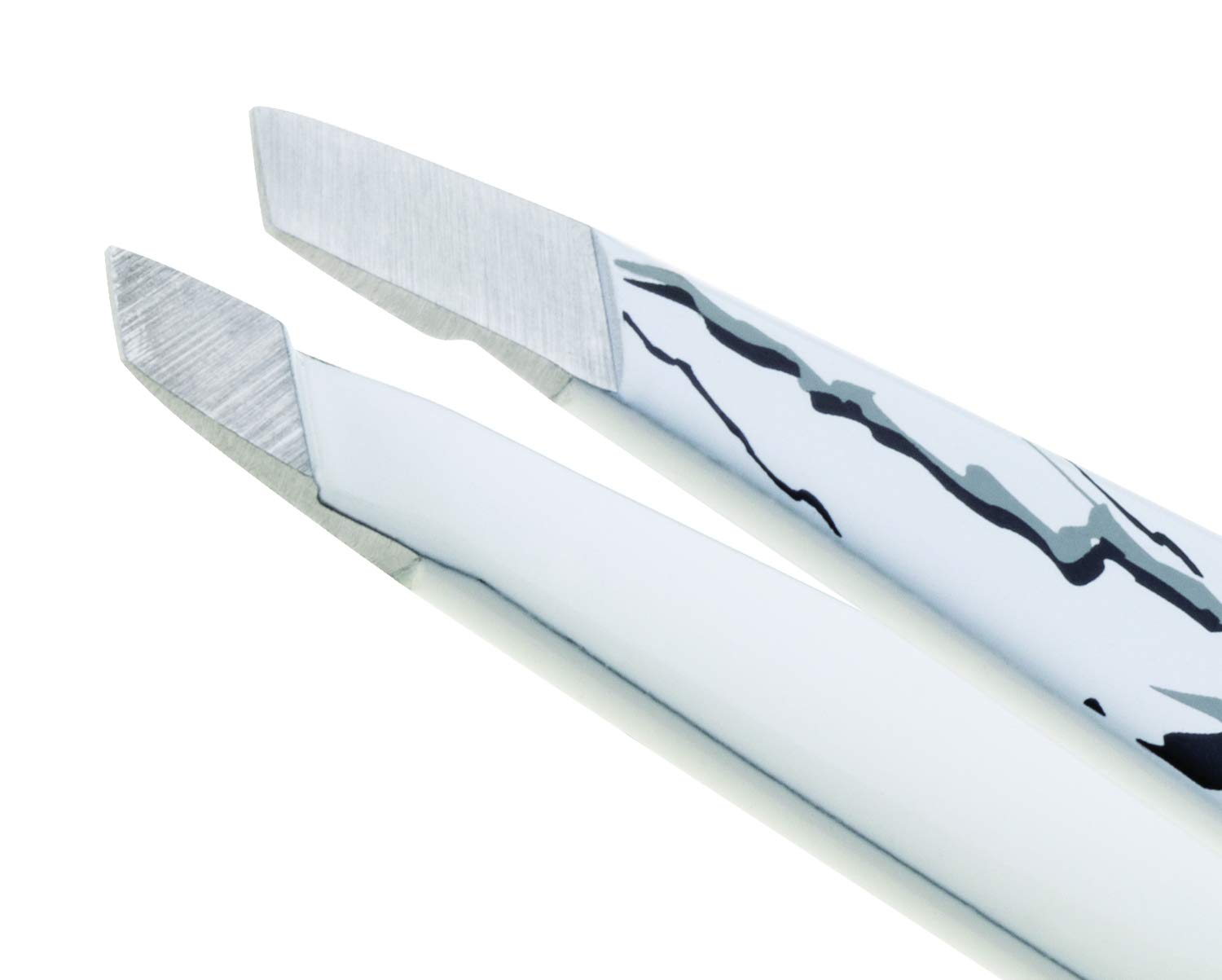 Tweezerman Mini Slant Tweezer - Padrão Mármore 7cm
