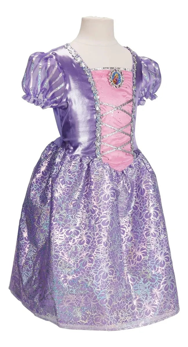 Fantasia Infantil Princesas Rapunzel Disney 4 a 6 anos
