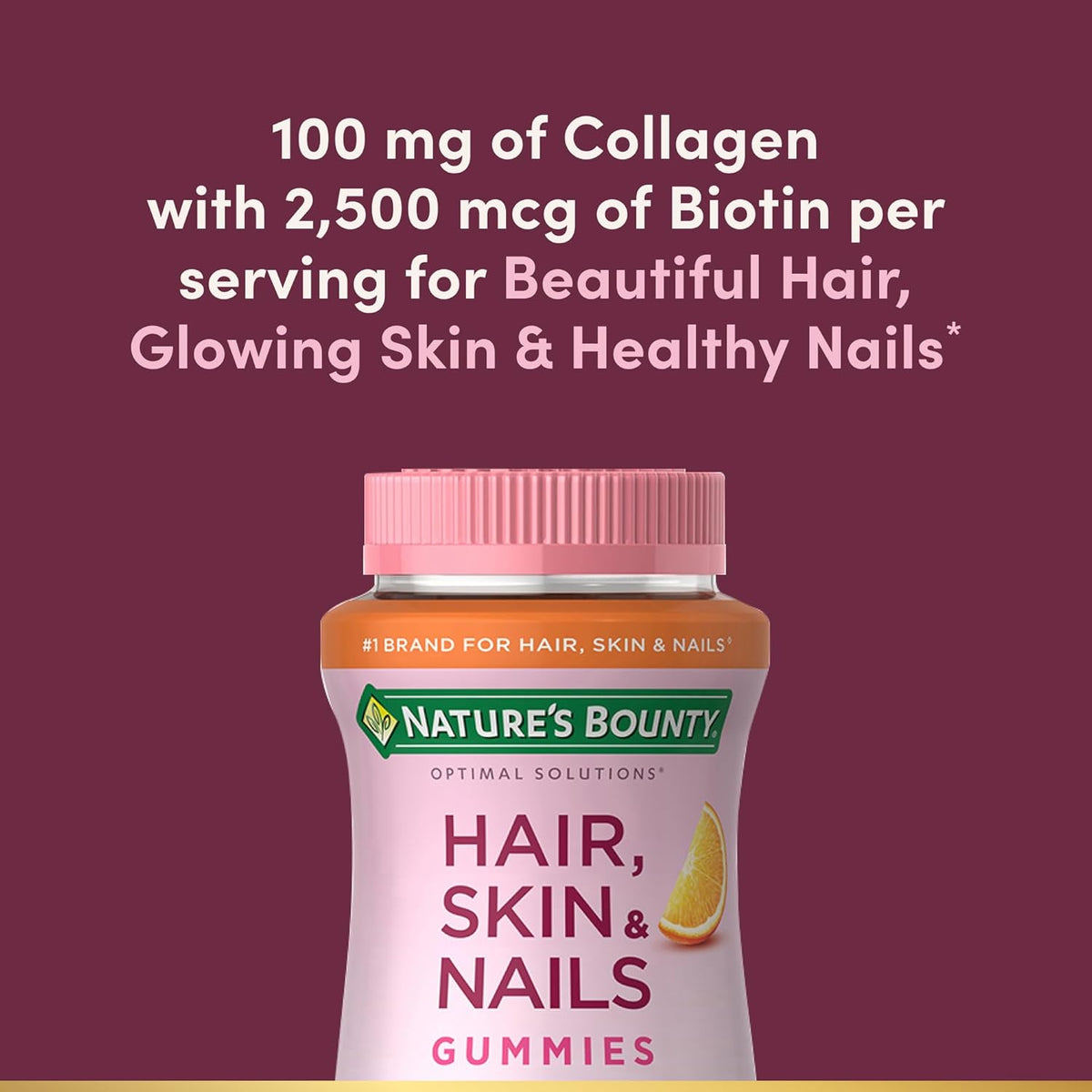 Hair, Skin & Nails Nature's Bounty 80 Gummies Citricos