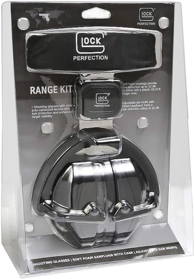 Kit Atirador Glock: Abafador, Óculos E Plugue