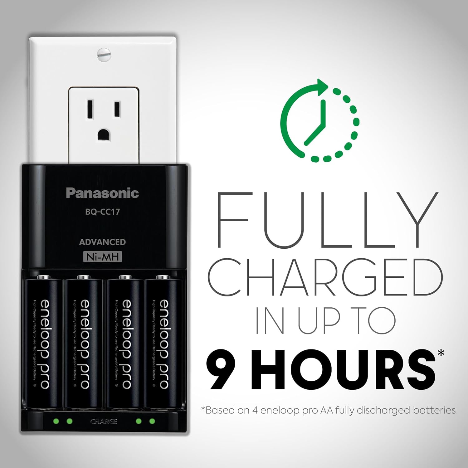 Panasonic Eneloop Pro : 4 Pilhas + Carregador ( 2550 Mah )