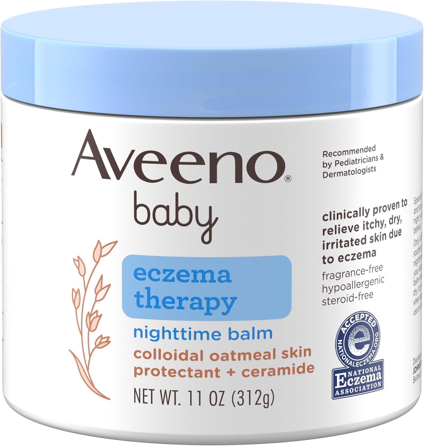 Aveeno Baby Eczema Therapy 312g Dermatite Bálsamo Infantil