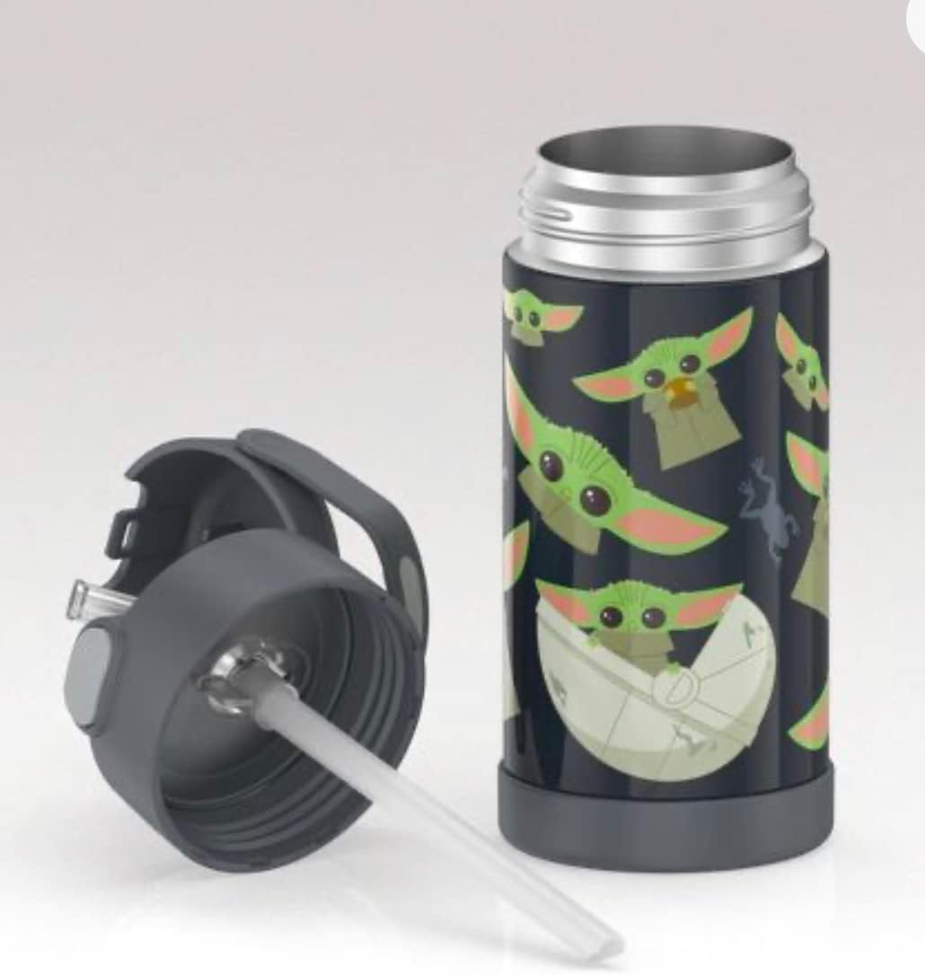 Thermos Funtainer Garrafa Têrmica 355ml Baby Yoda Original