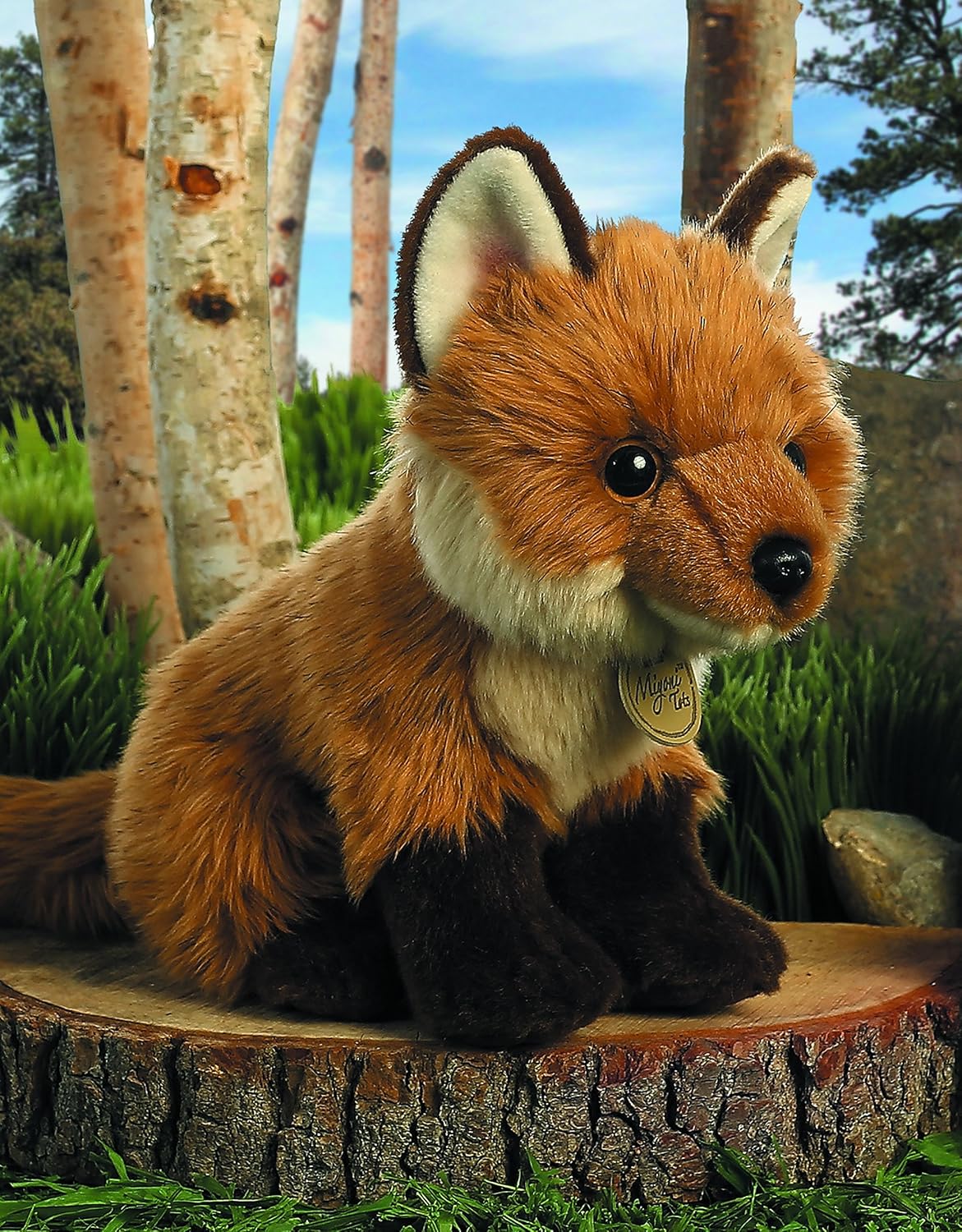 Pelúcia Miyoni Aurora - Fox Kit / Raposinha Filhote