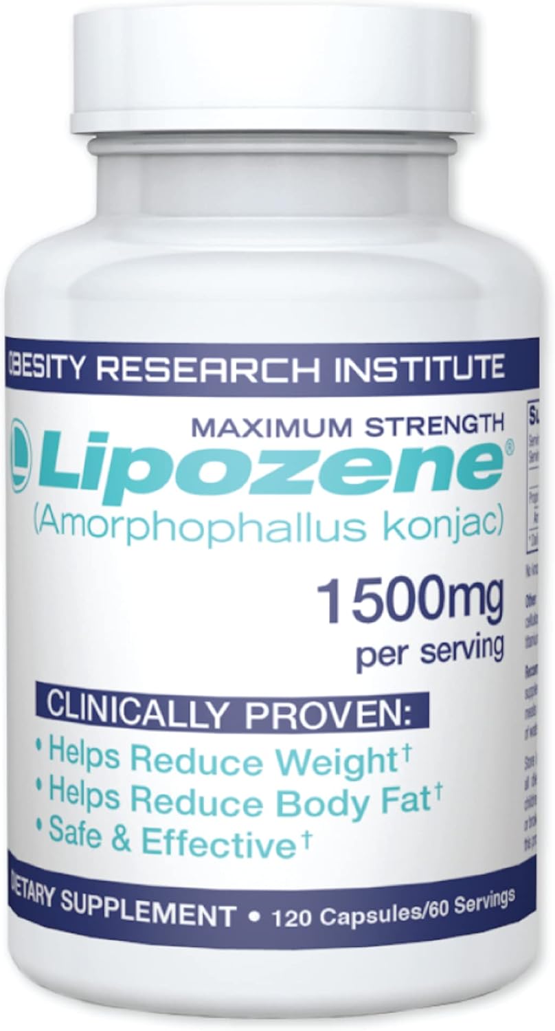 Redutor De Peso - Lipozene 120 Caps - Mais Vendido Nos Eua