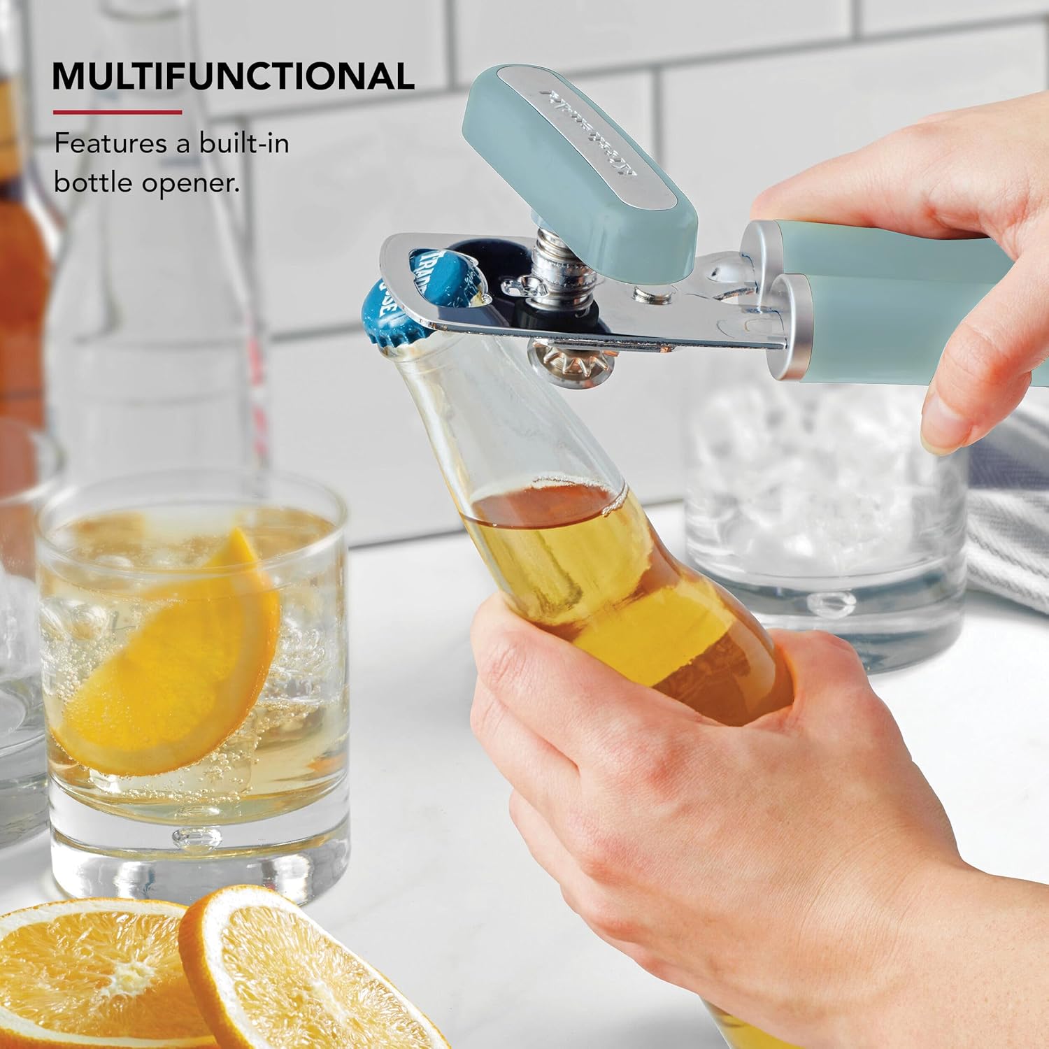 Abridor De Latas E Garrafas Kitchenaid - Azul Claro