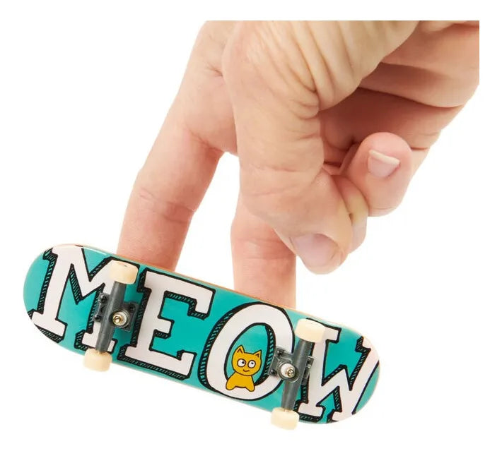 Tech Deck Meow Fingerboard 4-pack Skate De Dedo Skateboard