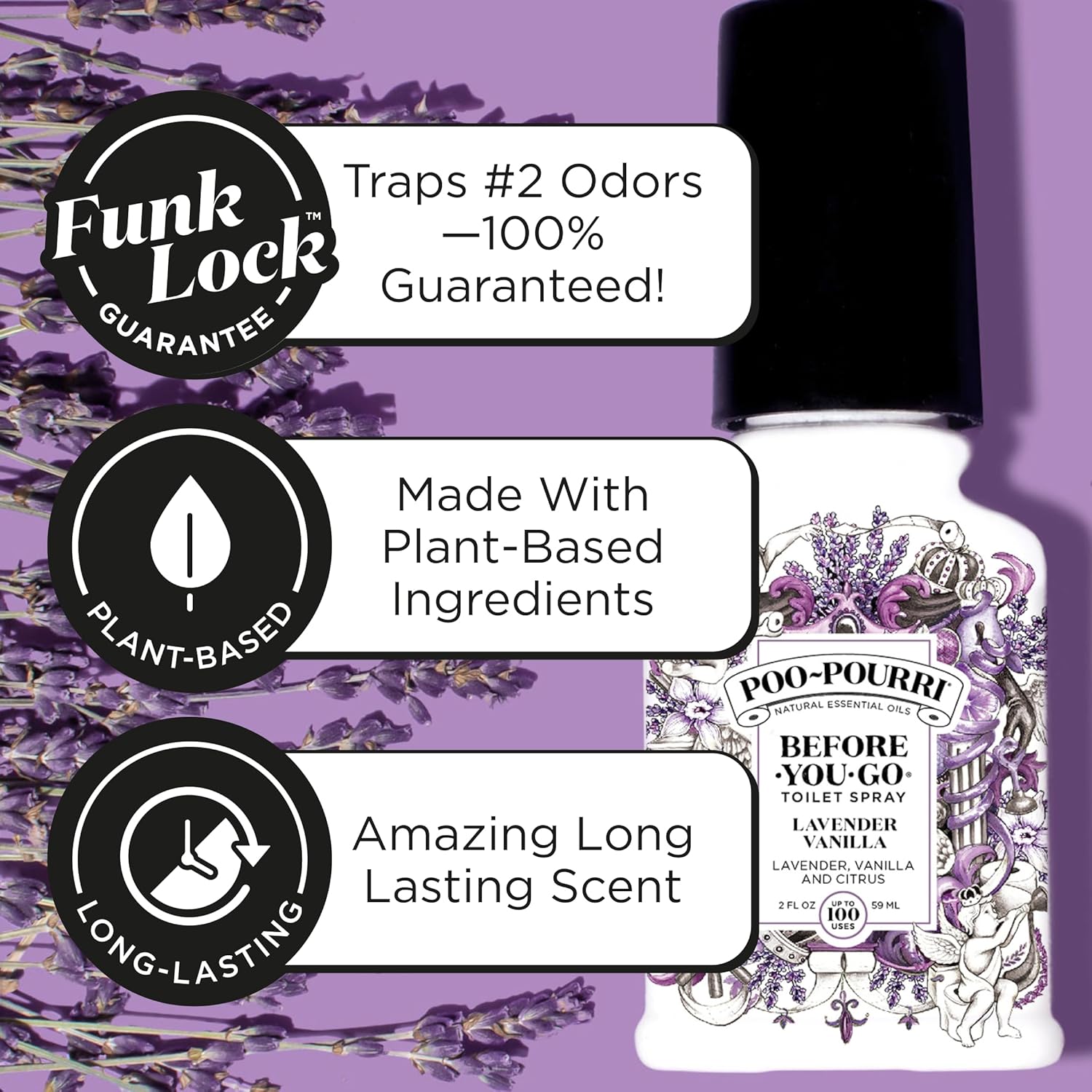 Poo-Pourri Bloqueador de Odor Sanitario Lavanda 59ml