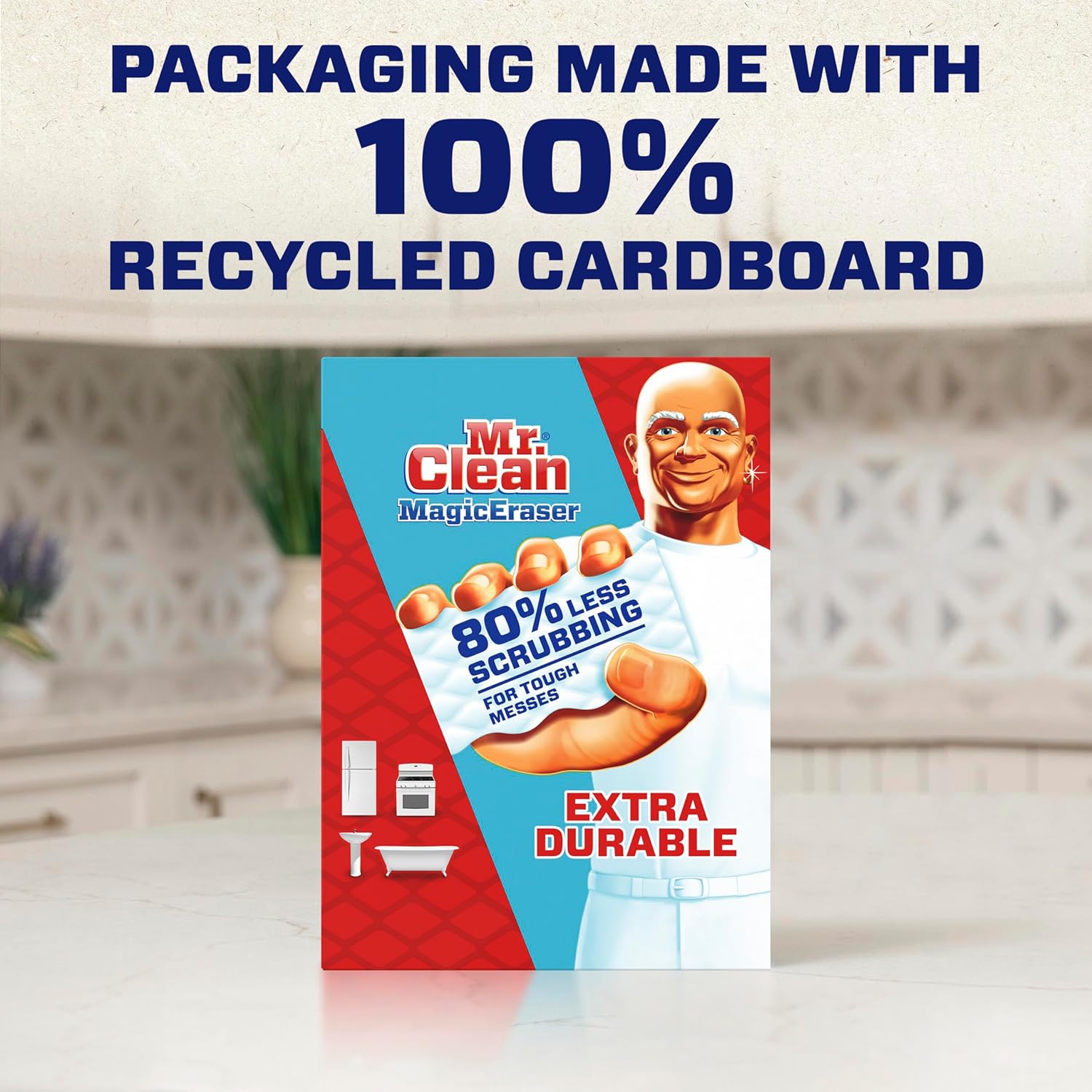 Esponja Mr. Clean Extra Durable Multiuso - 10 Unidades