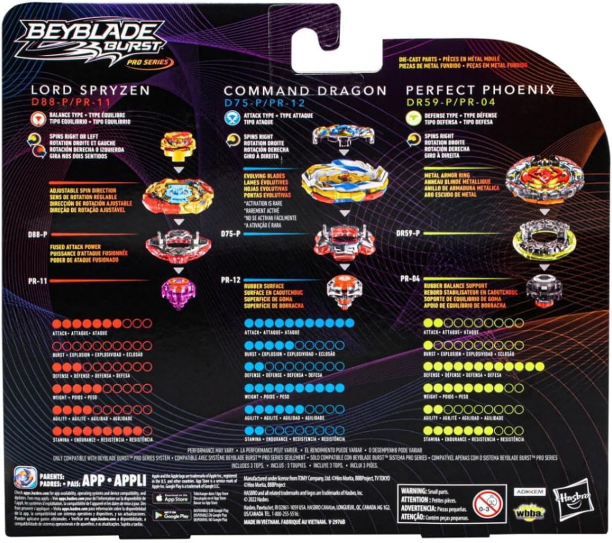 Coleção Beyblade Burst Pro Series Mythic Beast Collection