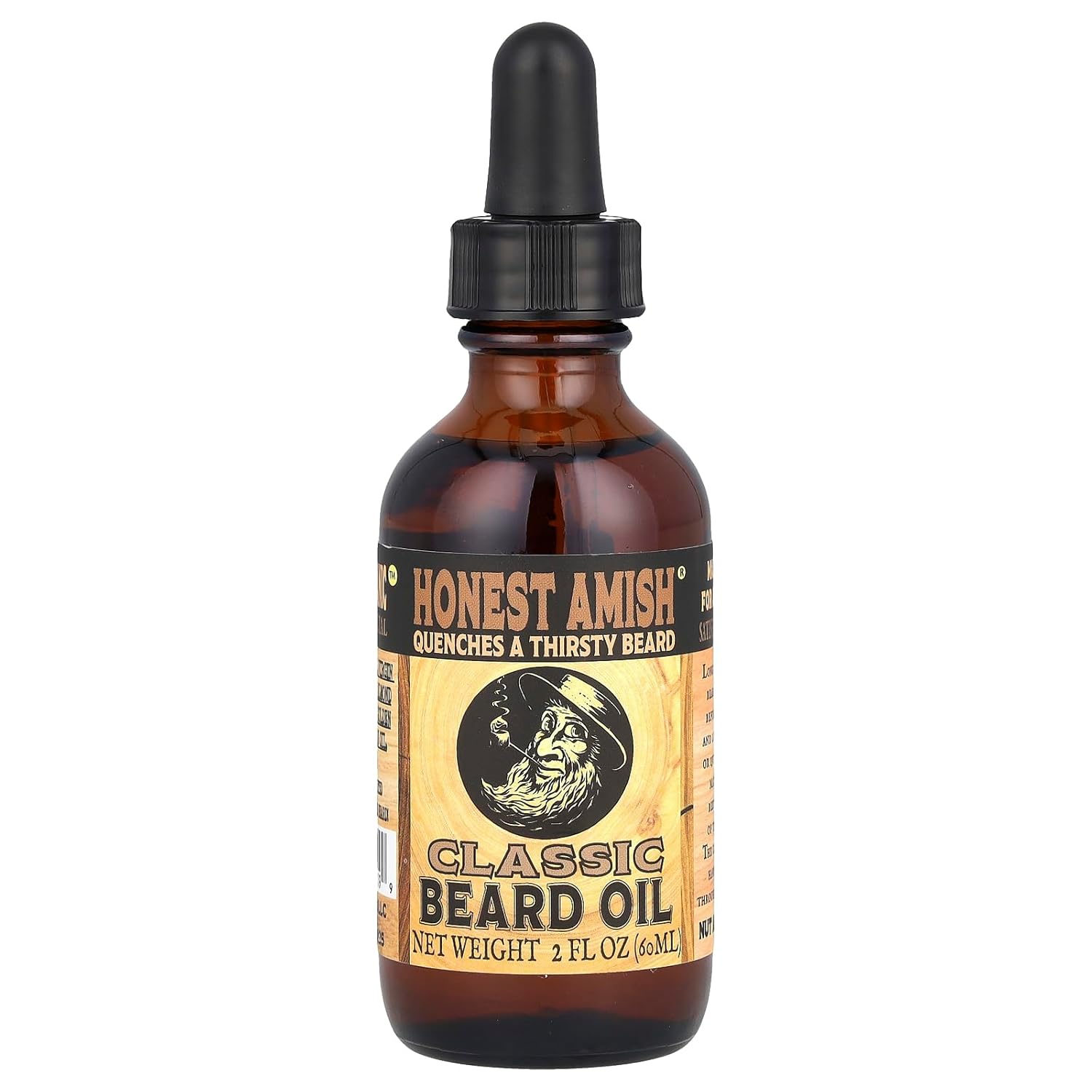 Honest Amish Beard - Pure Oil - 2 Oz - Óleo Para Barba - 60ML