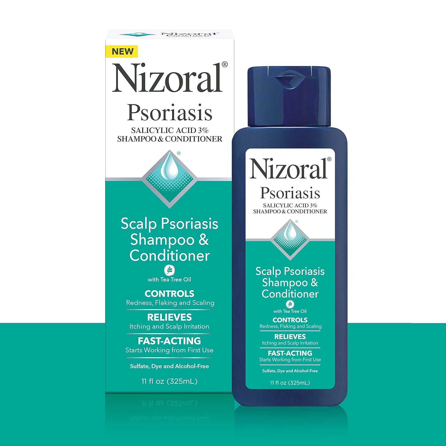 Nizoral Verde - Psoriasis 325ml shampoo e conditioner