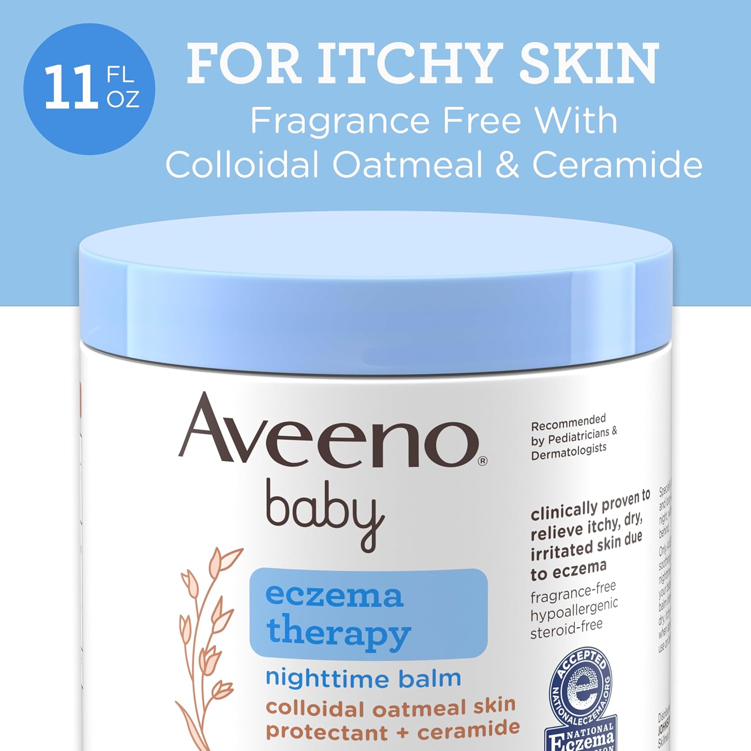 Aveeno Baby Eczema Therapy 312g Dermatite Bálsamo Infantil