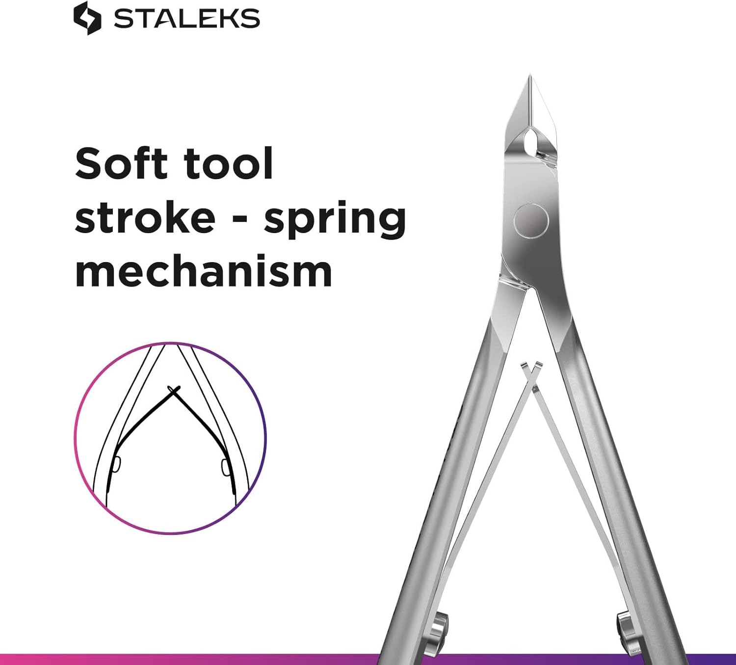 Alicate Cutícula Staleks Pro Profissional Smart 10 Ns-10-7mm