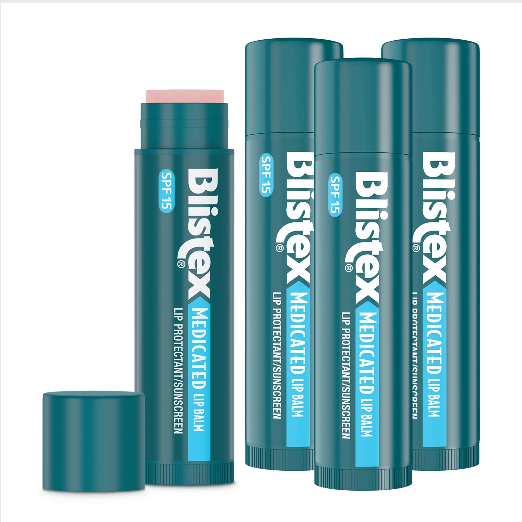 Blistex Medicated Lip Balm Spf 15 - Pack Com 4