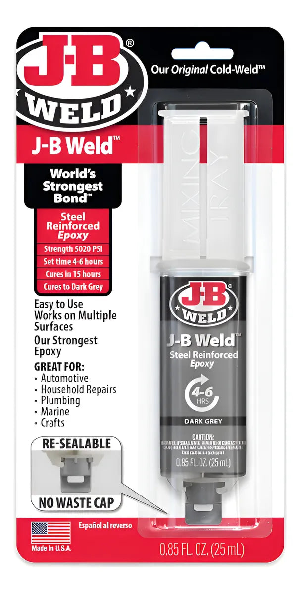 Jb Weld - Cola Super Forte Americana - Epoxi (Tipo seringa)
