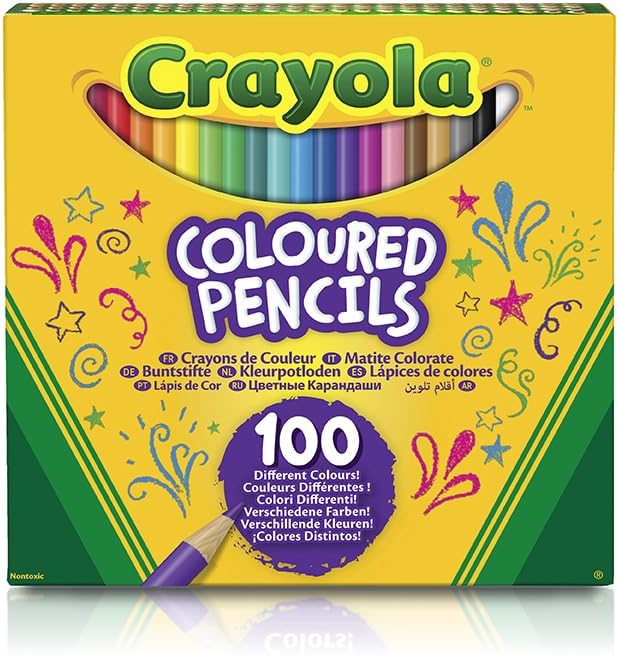 Crayola - Coleção Lápis De Cor - 100 Cores Diferentes