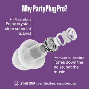 Alpine Party Plug Pro - Protetor Auricular 21 DB