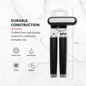 Abridor de Latas e Garrafas Kitchenaid Multifuncional Preto
